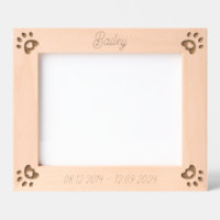 Personalized Pet Name Dog Hearts Paw Prints Custom