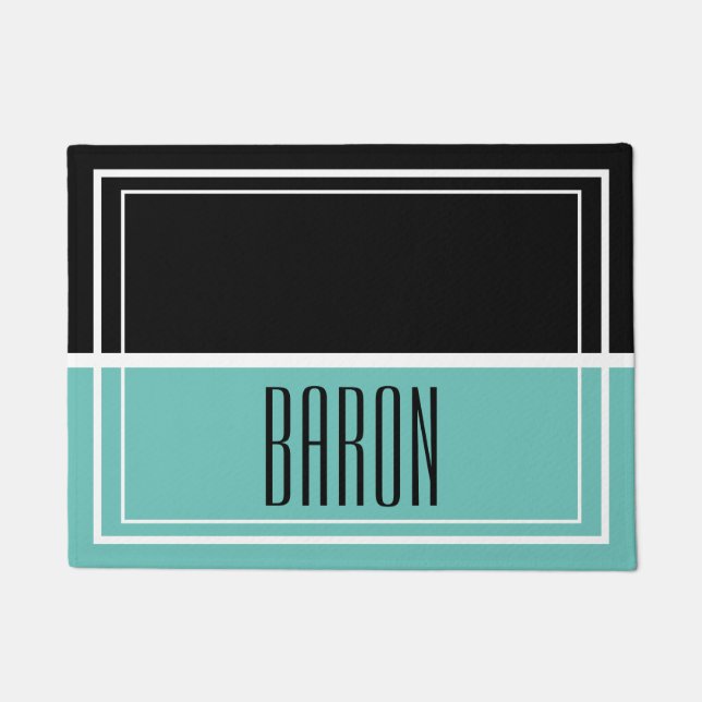 Personalized Pet Name Food & Water Mat (Front)