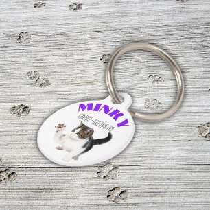 Personalized Pet Name with Image Pet Tag