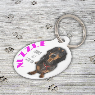 Personalized Pet Name with Image    Tag