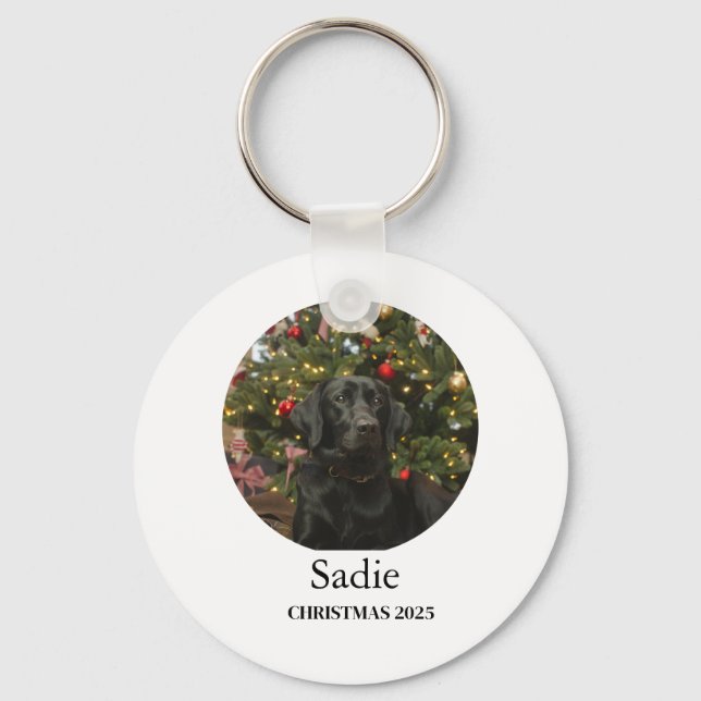 Personalized Pet Ornament Keychain (Front)