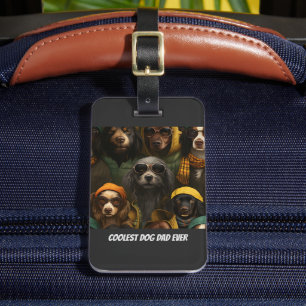 "Personalized Pet Owner Luggage Tag - Coolest Dog 