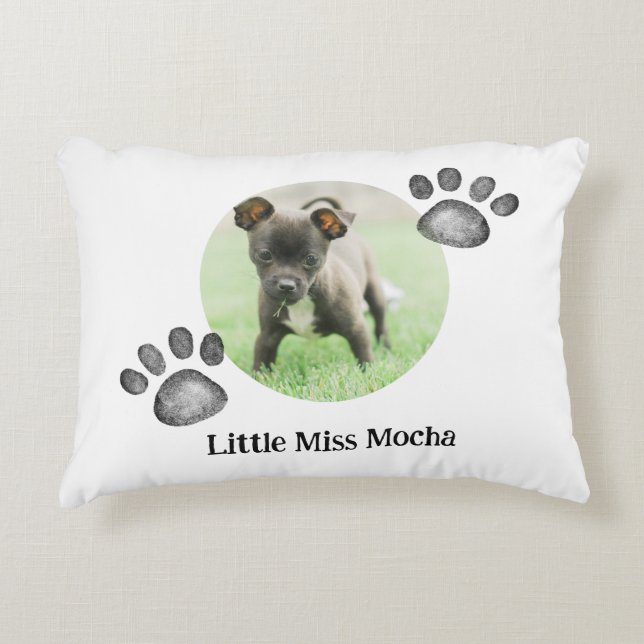 Personalized Pet Photo  Accent Pillow (Front)