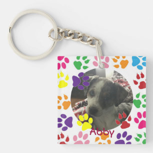Personalized Pet Photo and Name Keychain