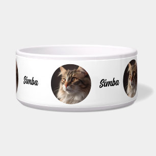 Personalized Pet Photo and Name Pattern