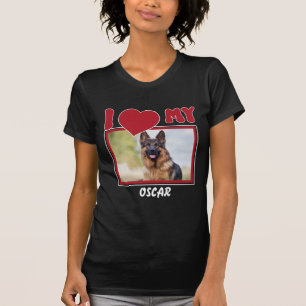 Personalized Pet Photo and Name T-Shirt