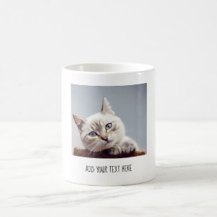 Personalized Pet Photo and Text Coffee Mug
