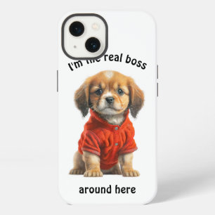 Personalized Pet Photo Boss Dog iPhone 13 Case