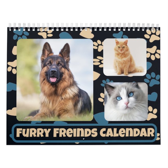 Personalized Pet Photo Calendar (Cover)