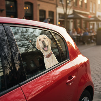 Personalized Pet Photo Car Window Sticker