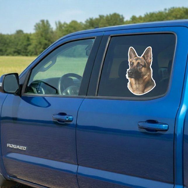 Personalized Pet Photo Car Window Sticker (Your Protector's Face, On Your Ride.)