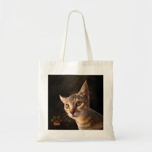 Personalized Pet Photo Cat Dog Keepsake Template Tote Bag