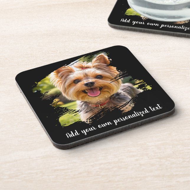 Personalized Pet Photo Coaster (Left Side)