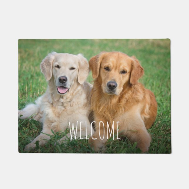 Personalized Pet Photo Custom Dog Cat 18x24 Doormat (Front)