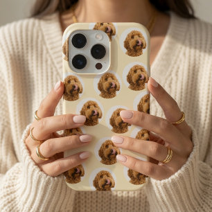 Personalized Pet Photo Custom Dog Face iPhone 15 Pro Case