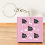 Personalized Pet Photo Dog Lover Instagram Keychain<br><div class="desc">This "Personalized Pet Photo Dog Lover Instagram Keychain" is the perfect accessory for pet enthusiasts. Showcase your love for your furry friend by uploading a favourite photo, framed in an Instagram-style design. Compact and stylish, this keychain allows you to carry a cherished memory wherever you go. Personalize it with your...</div>