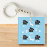 Personalized Pet Photo Dog Lover Instagram Keychain<br><div class="desc">This "Personalized Pet Photo Dog Lover Instagram Keychain" is the perfect accessory for pet enthusiasts. Showcase your love for your furry friend by uploading a favourite photo, framed in an Instagram-style design. Compact and stylish, this keychain allows you to carry a cherished memory wherever you go. Personalize it with your...</div>