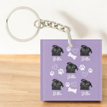 Personalized Pet Photo Dog Lover Instagram Keychain<br><div class="desc">This "Personalized Pet Photo Dog Lover Instagram Keychain" is the perfect accessory for pet enthusiasts. Showcase your love for your furry friend by uploading a favourite photo, framed in an Instagram-style design. Compact and stylish, this keychain allows you to carry a cherished memory wherever you go. Personalize it with your...</div>