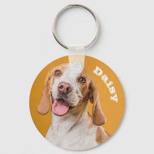 Personalized Pet Photo Dog Lover Keepsake Key Ring