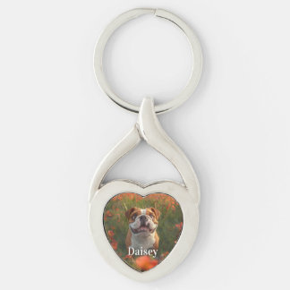 Personalized Pet Photo Dog Lover Keepsake Keychain
