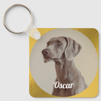 Personalized Pet Photo Dog Lover Keepsake Keychain