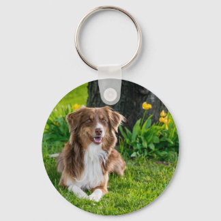 Personalized Pet Photo Dog Lover Keepsake Keychain