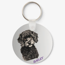 Personalized Pet Photo Dog Lover Keepsake Keychain