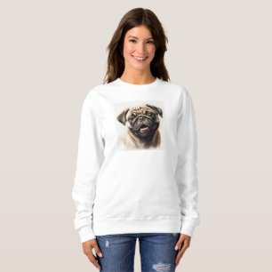 Personalized Pet Photo Dog Lover Keepsake Pug dog Sweatshirt