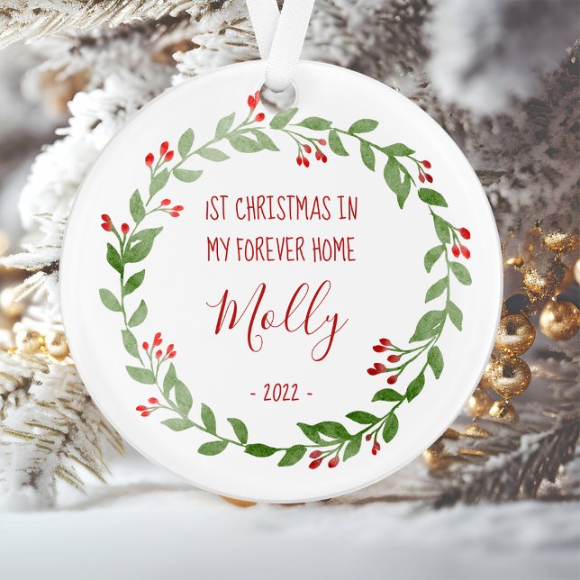 Personalized Pet Photo First Christmas in New Home Ornament (Creator Uploaded)
