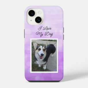 Personalized Pet Photo I Love my Dog     iPhone 14 Case