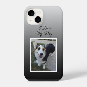 Personalized Pet Photo I Love my Dog   iPhone 14 Case