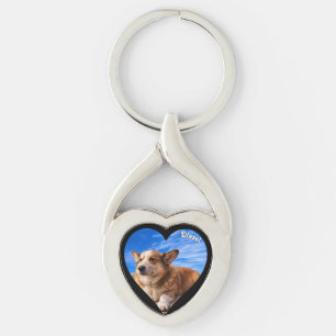 Personalized Pet Photo Keepsake Dog Lover Keychain