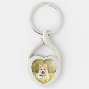 Personalized Pet Photo Keepsake Dog Lover Keychain