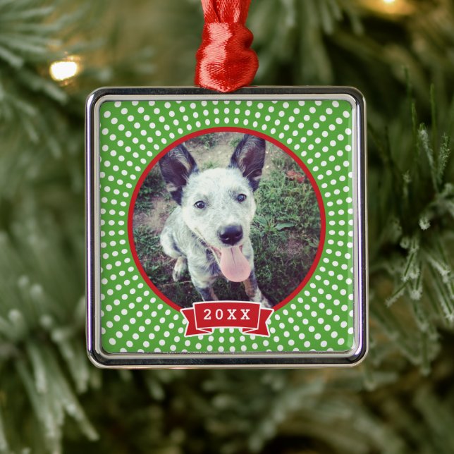 Personalized Pet Photo Keepsake Ornament (Tree)