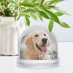 Personalized Pet Photo Keepsake Snowglobe