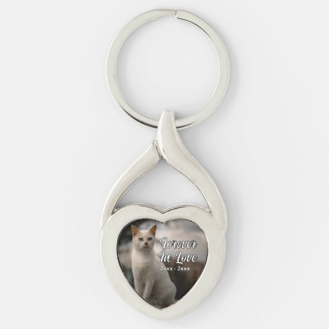 Personalized Pet Photo Keychain (Front)