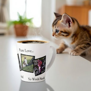 Personalized Pet Photo Latte Mug