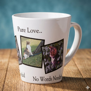 Personalized Pet Photo Latte Mug