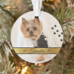 Personalized Pet Photo Ornament