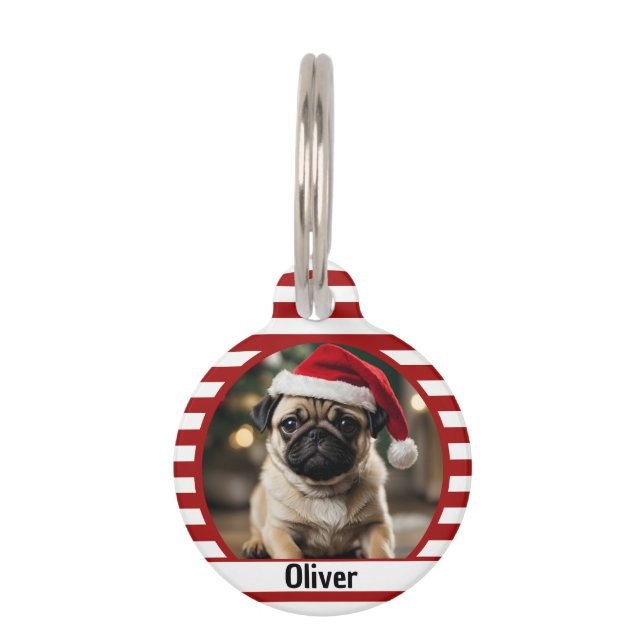 Personalized Pet Photo Pet Tag (Front)