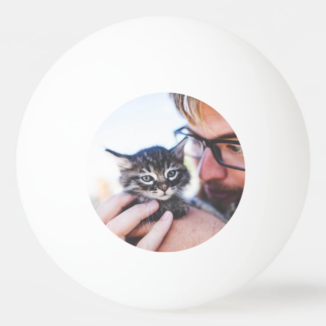 Personalized Pet Photo  Ping Pong Ball (Front)