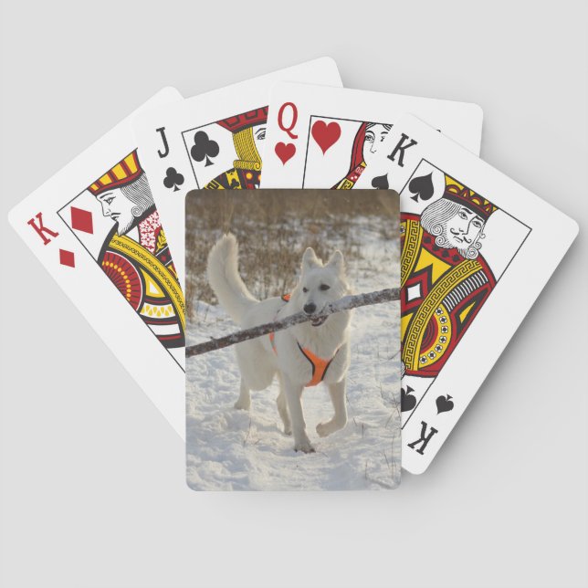 Personalized Pet Photo Playing Cards (Back)