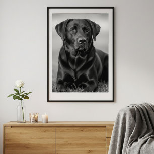 Personalized pet photo poster, pet memorial gift print