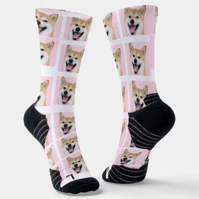 Personalized Pet Photo Socks (Angled)