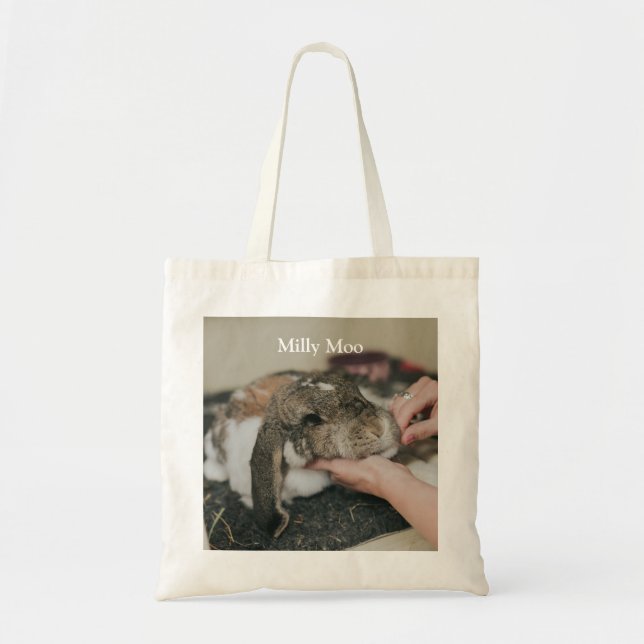  Personalized Pet Photo  Tote Bag (Front)