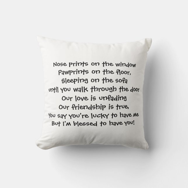 Personalized Pet Pillow with Photo (Front)