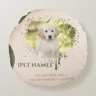 Personalized Pet Portrait Throw Pillow