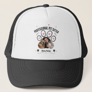 Personalized Pet Sitter Photo & Name  Trucker Hat
