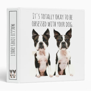 Personalized Pet Star Dog Photo Scrapbook Binder