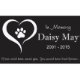 Personalized Pet Stone 6" x 10" Granite Memorial 
